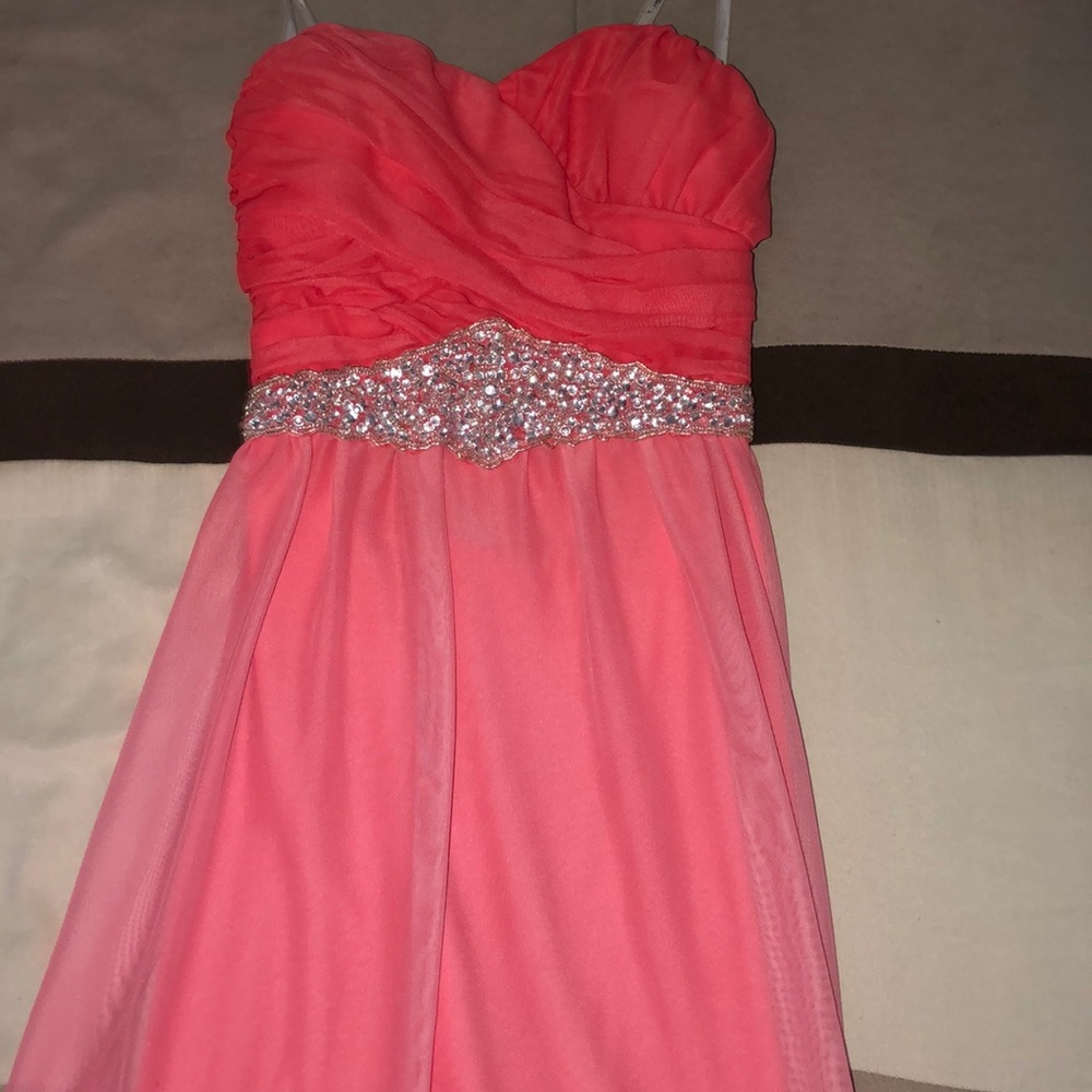 Faded Coral Party Dress